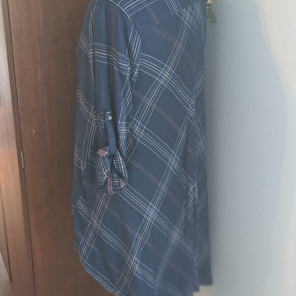 Max edition high low plaid top - Picture 6 of 7